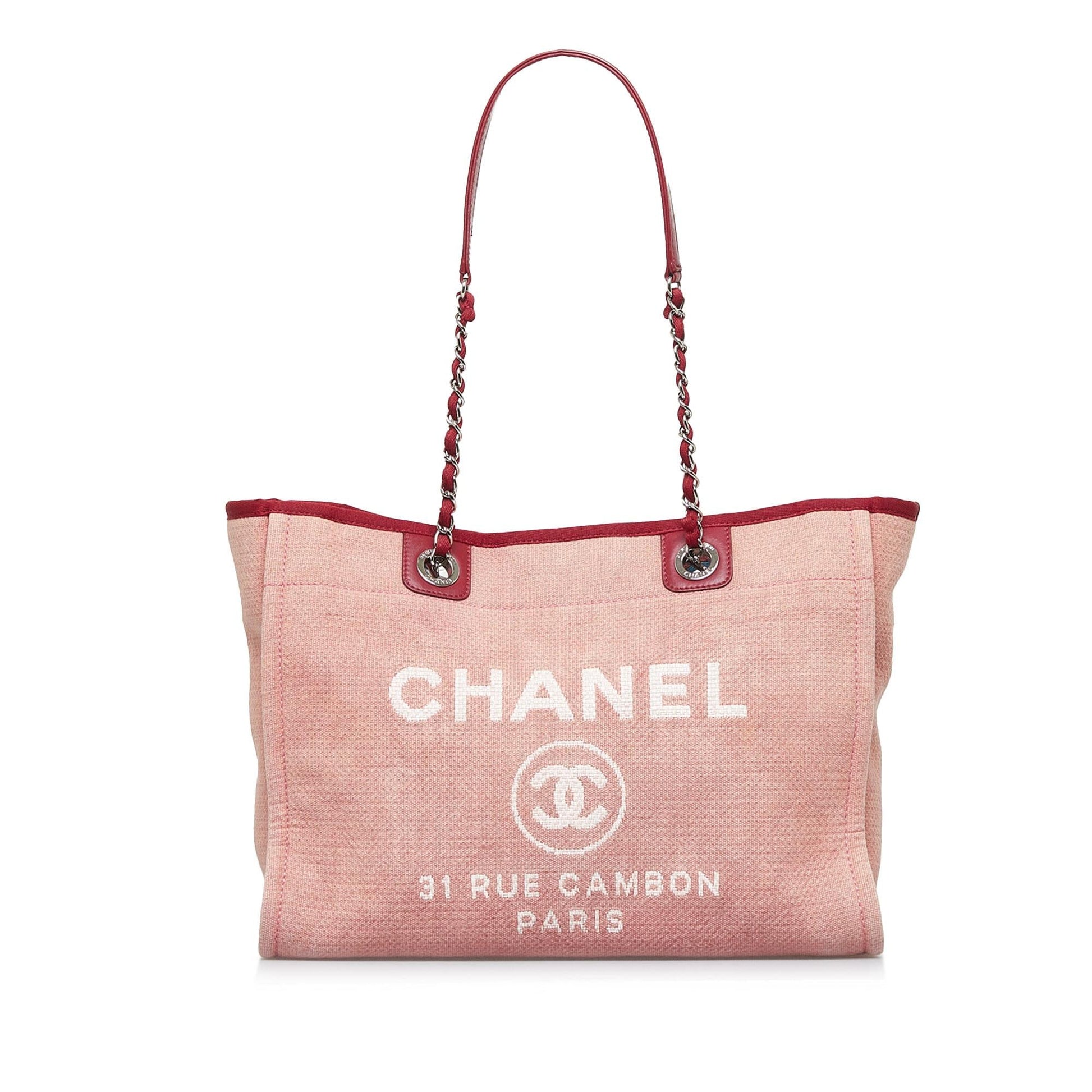 Chanel Deauville Tote (SHG-EZi79C) - Handbags - 9