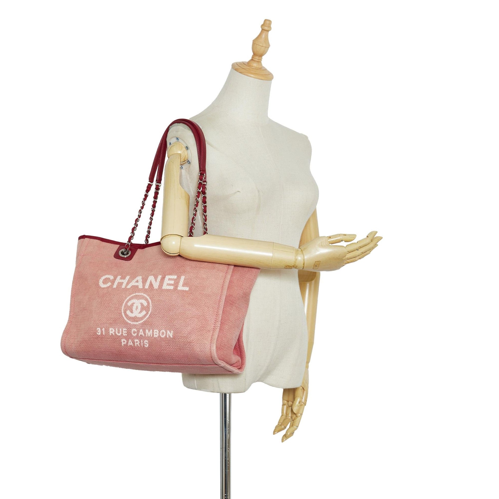 Chanel Deauville Tote (SHG-EZi79C) - Handbags - 4