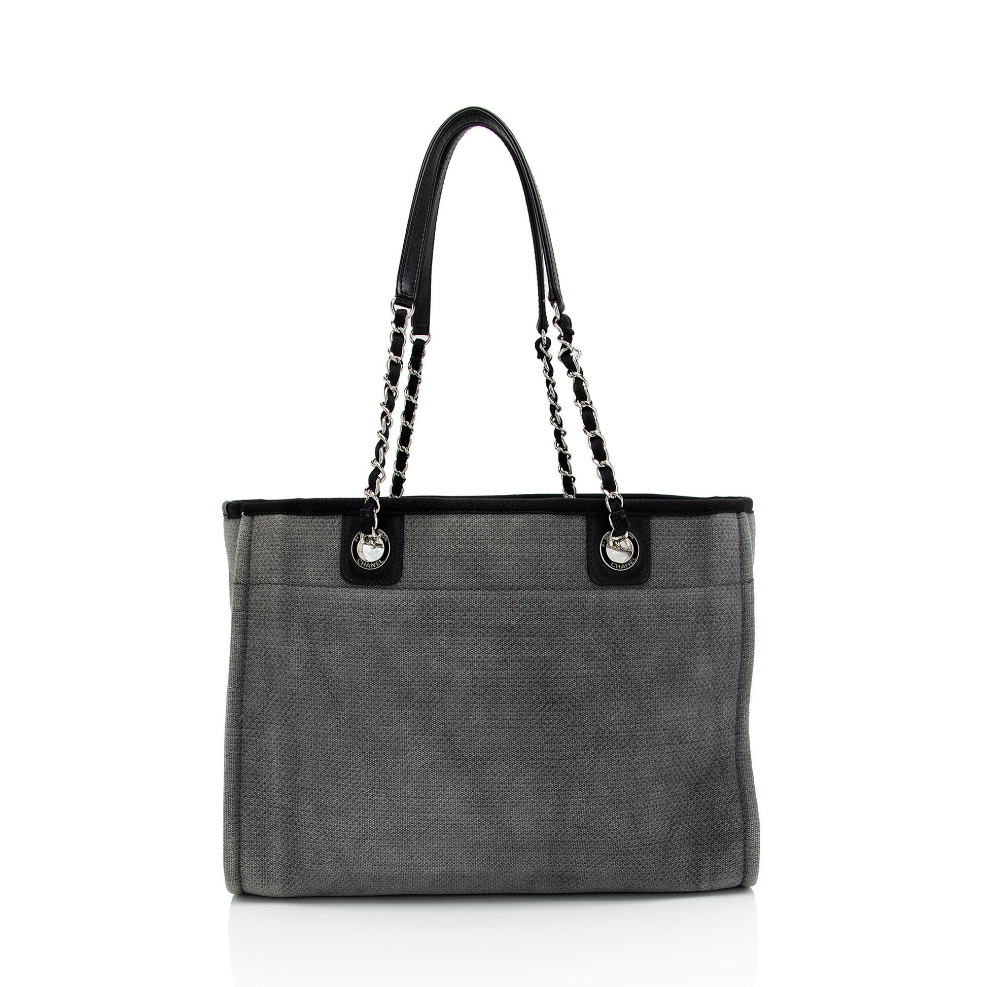 Chanel Denim Deauville Small Tote (SHF-TNnz1R) - Handbags - 3