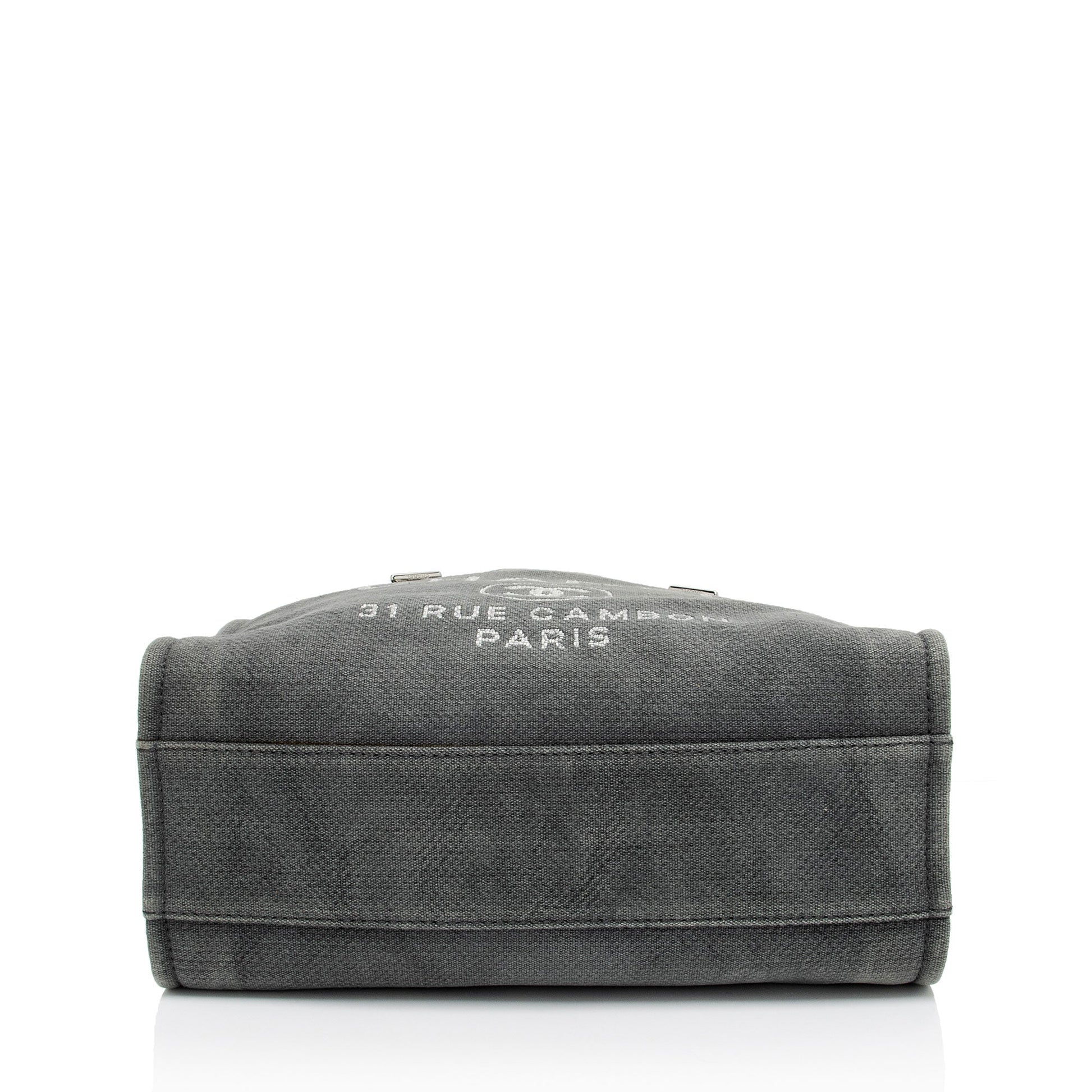 Chanel Denim Deauville Small Tote (SHF-TNnz1R) - Handbags - 4