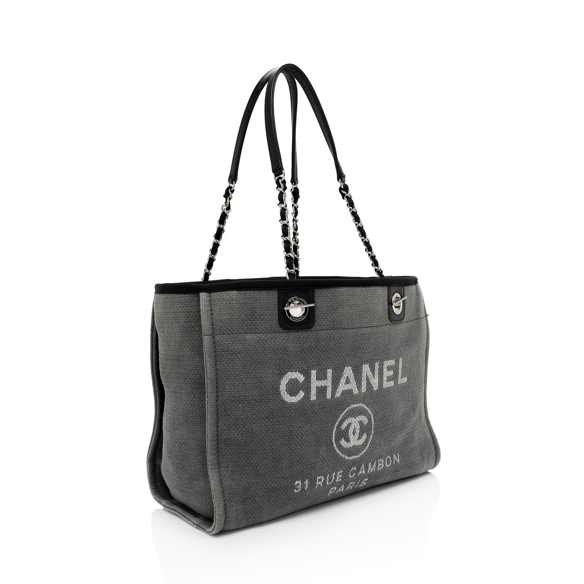 Chanel Denim Deauville Small Tote (SHF-TNnz1R) - Handbags - 2