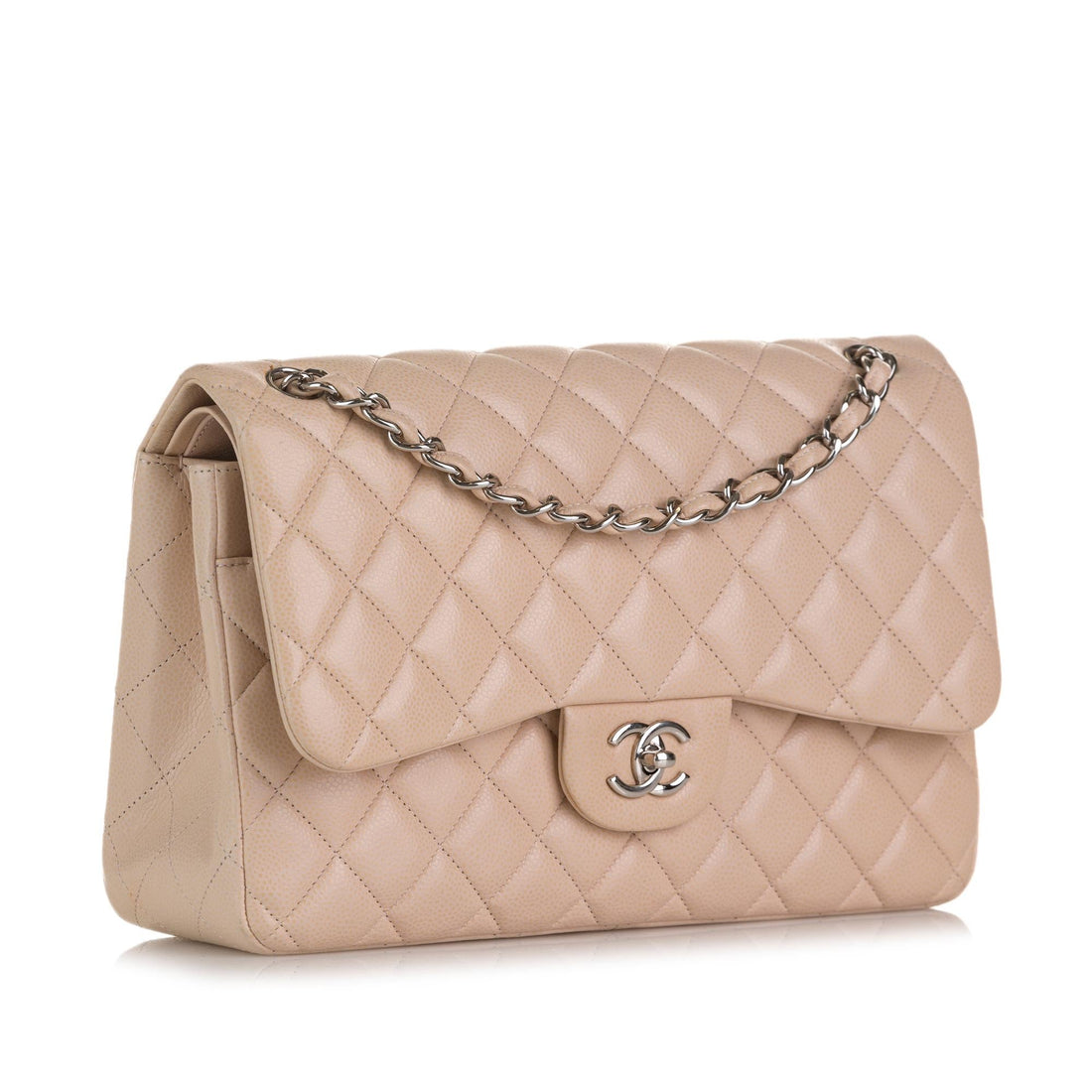 Chanel Jumbo Classic Caviar Double Flap Bag (SHG-KfBpy8) - Handbags