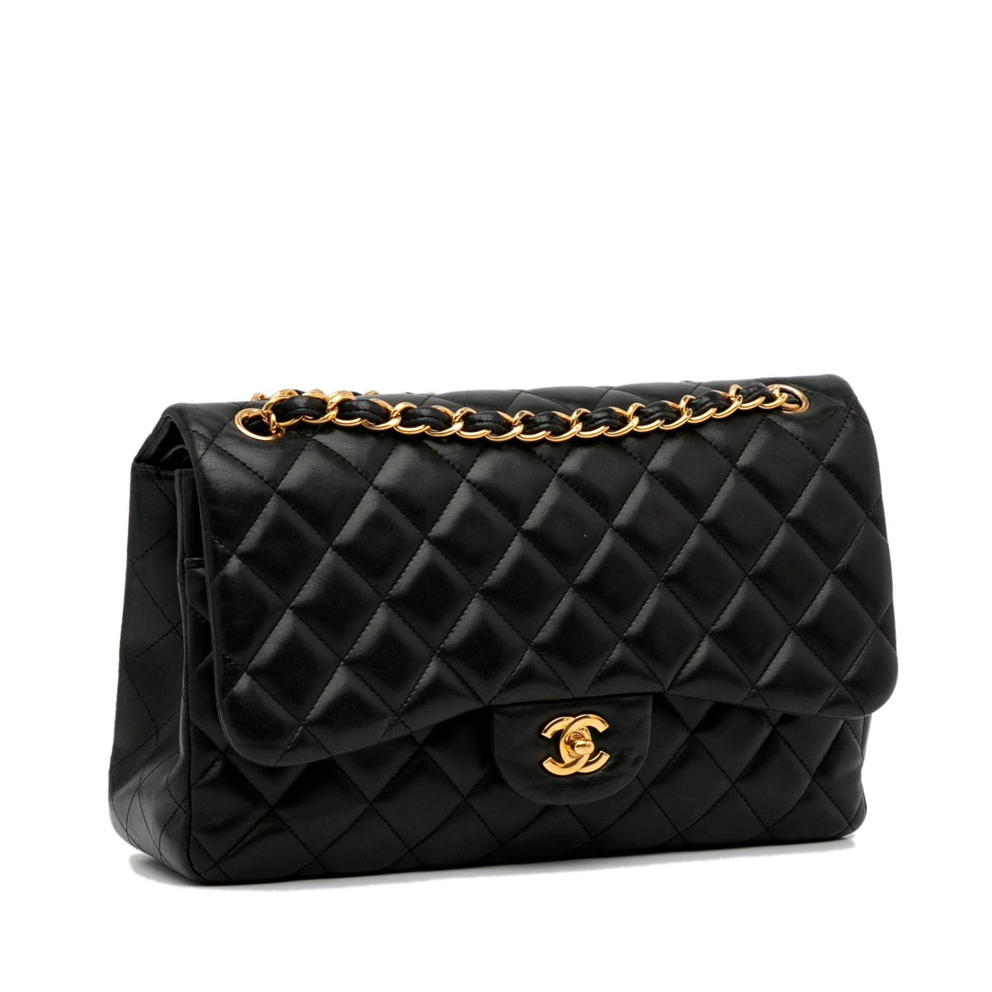 Chanel Jumbo Classic Lambskin Double Flap (SHG-ztAqmL) - Handbags