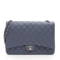 Chanel Lambskin Classic Maxi Double Flap Bag (SHF-mATEJl) - Handbags