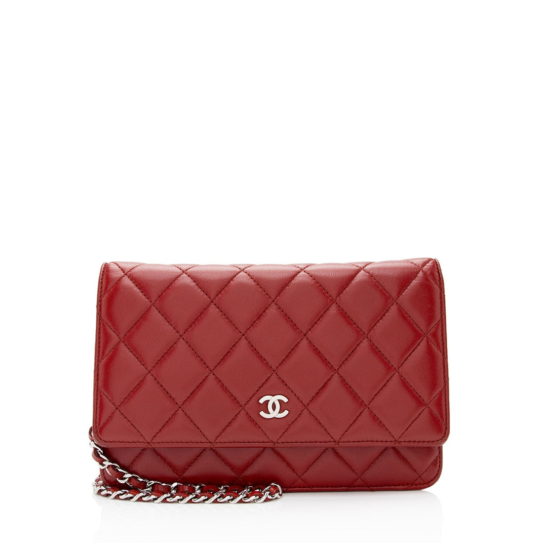 Chanel Lambskin Classic Wallet on Chain Bag (SHF-dAO7ph) - Handbags
