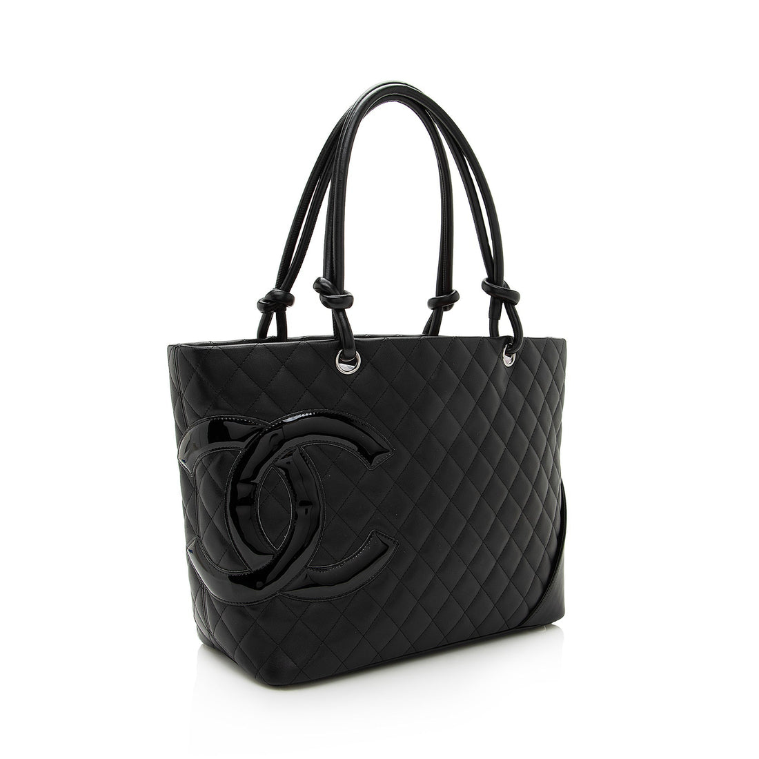 Chanel Lambskin Ligne Cambon Large Shopping Tote (SHF-22706) - Handbags
