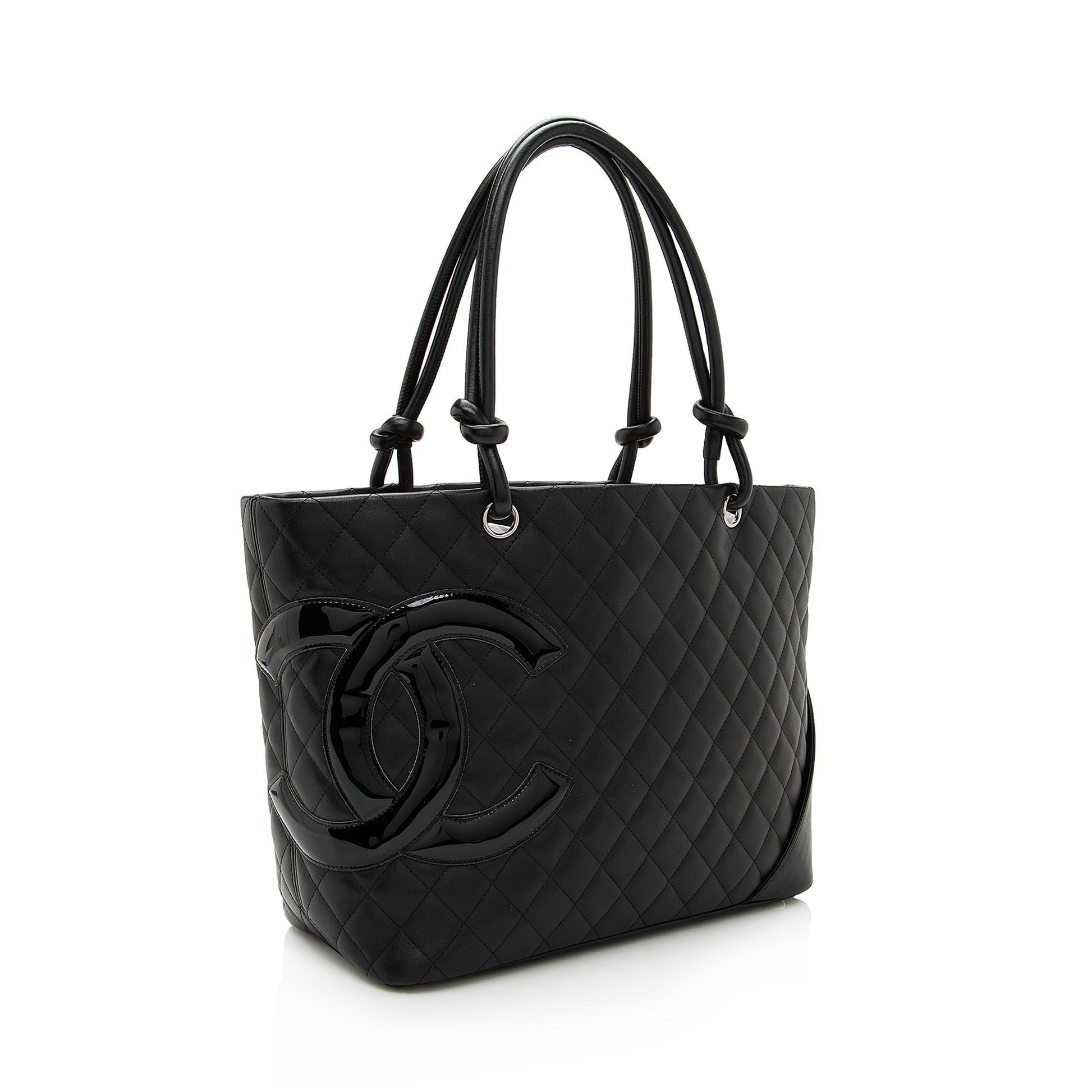 Chanel Lambskin Ligne Cambon Large Shopping Tote (SHF-22706) - Handbags - 2