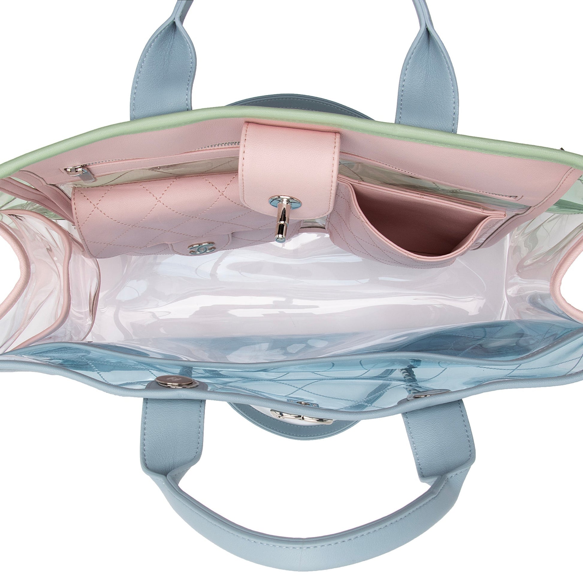 Chanel Lambskin PVC Coco Splash Medium Tote (SHF-y19ZqH) - Handbags - 5