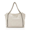Chanel Leather Modern Chain Tote (SHF-16098) - Handbags