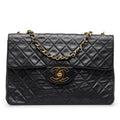 Chanel Maxi Classic Lambskin Double Flap (SHG-V4WtgE) - Handbags