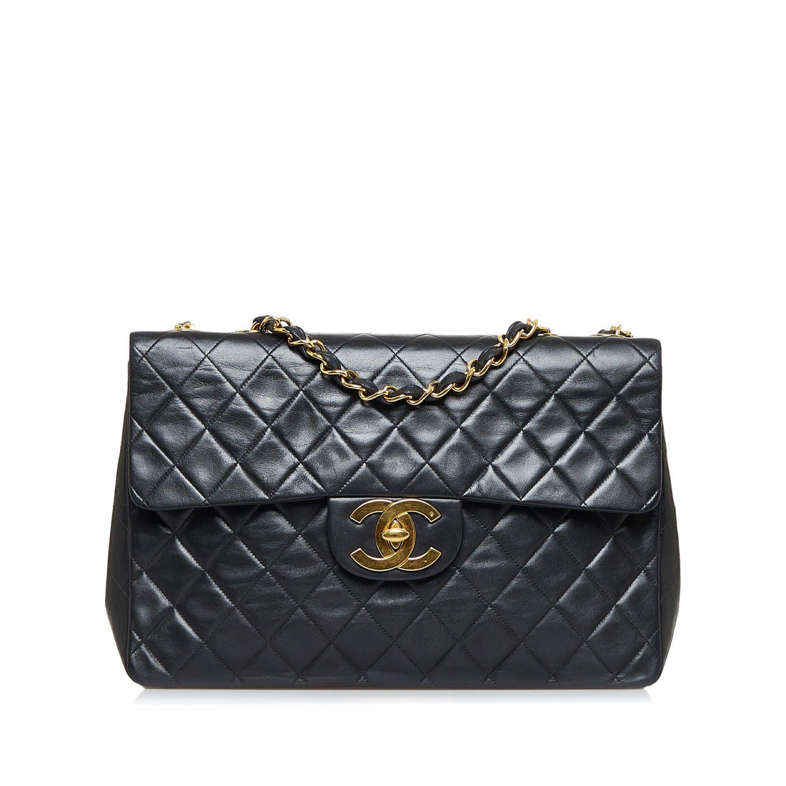 Chanel Maxi Classic Lambskin Single Flap (SHG-ZCH0EY) - Handbags