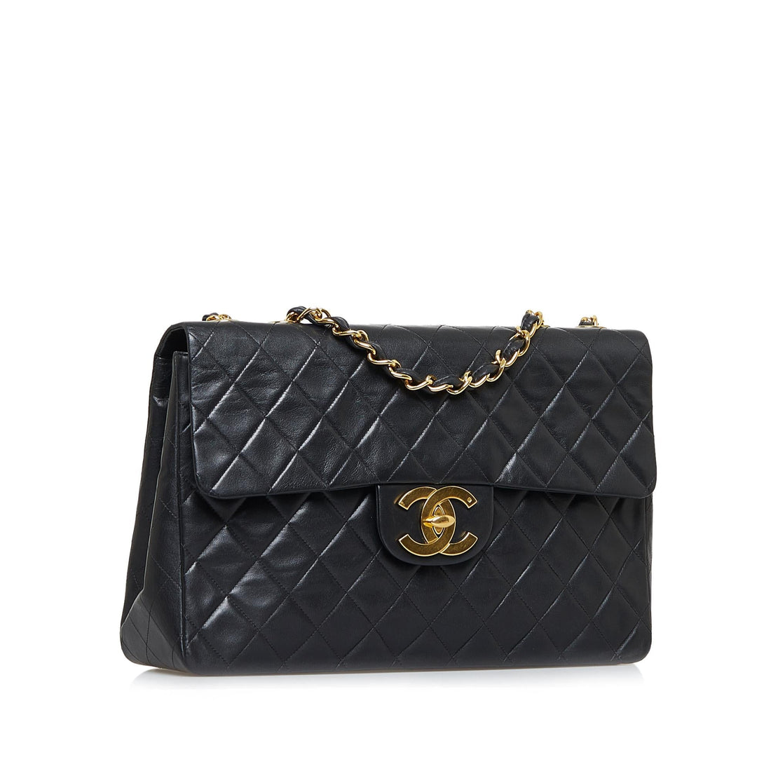 Chanel Maxi Classic Lambskin Single Flap (SHG-ZCH0EY) - Handbags