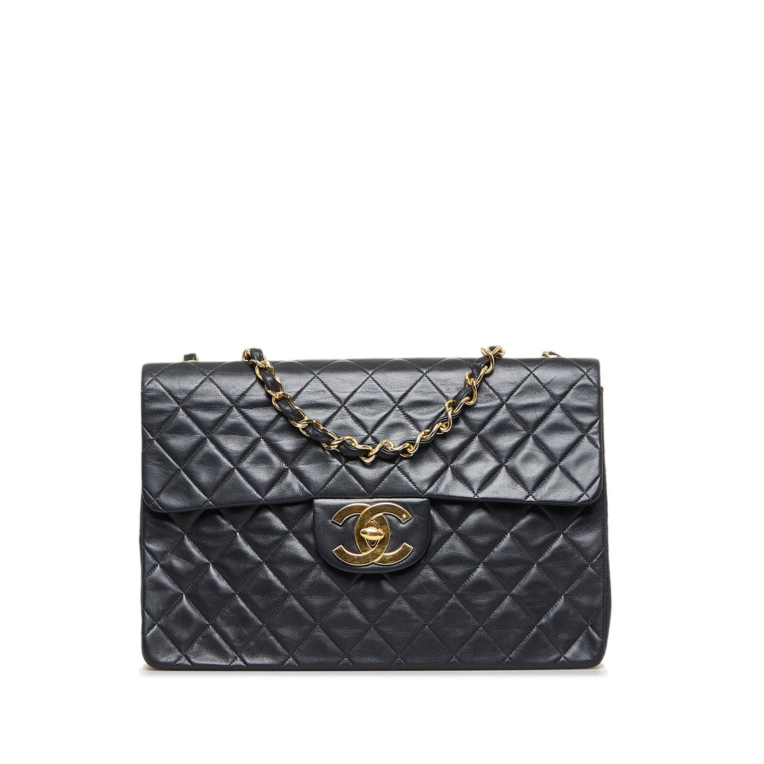 Chanel Maxi Classic Lambskin Single Flap (SHG-NOkbrf) - Handbags