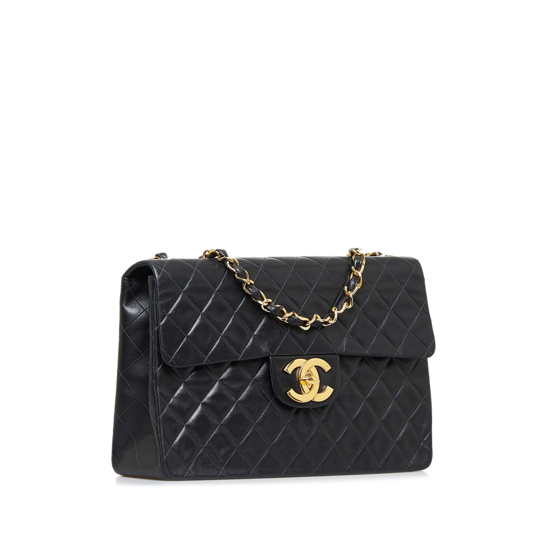Chanel Maxi Classic Lambskin Single Flap (SHG-NOkbrf) - Handbags