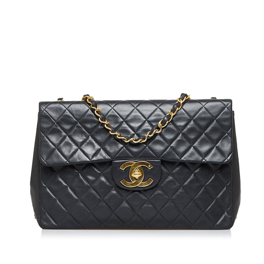 Chanel Maxi Classic Lambskin Single Flap (SHG-bNolFY) - Handbags