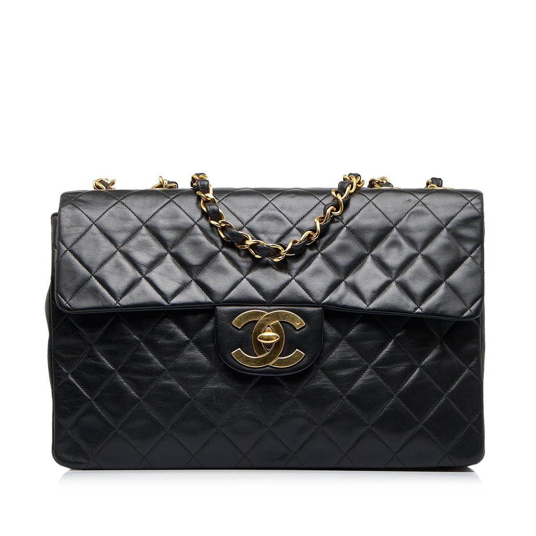 Chanel Maxi Classic Lambskin Single Flap (SHG-pmEpJD) - Handbags