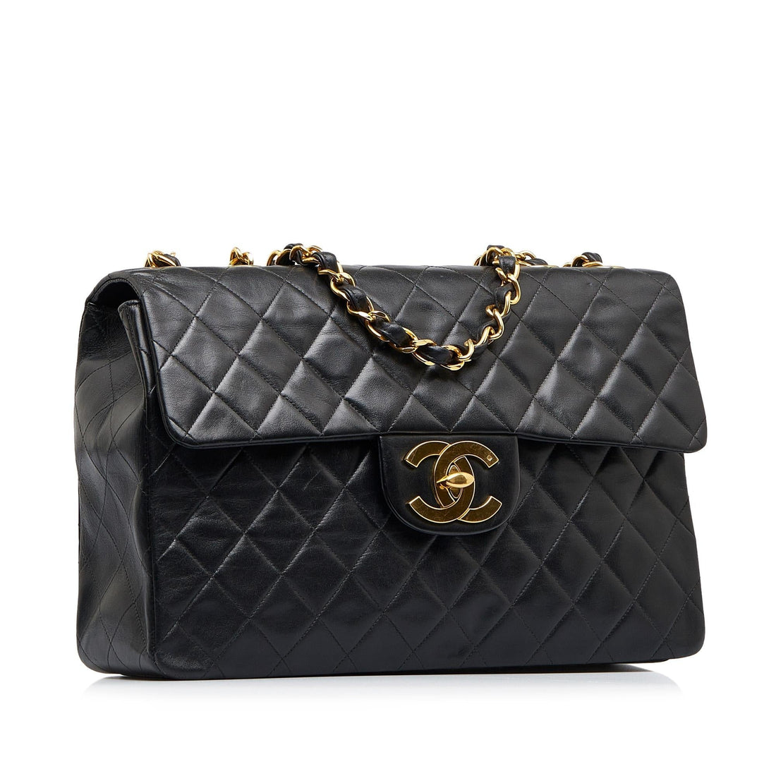 Chanel Maxi Classic Lambskin Single Flap (SHG-pmEpJD) - Handbags