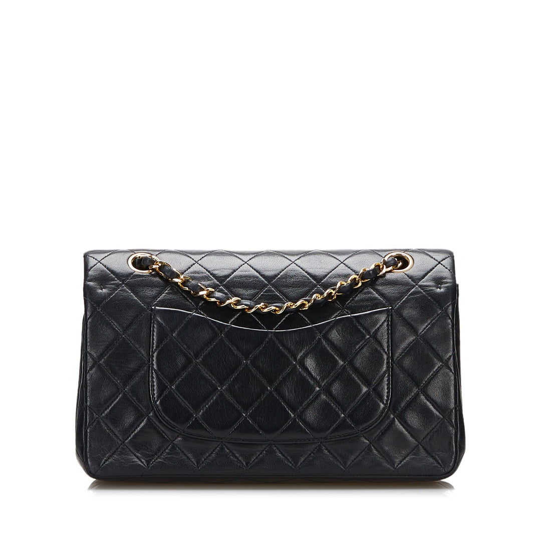 Chanel Medium Classic Lambskin Double Flap (SHG-lDB4Qn) - Handbags