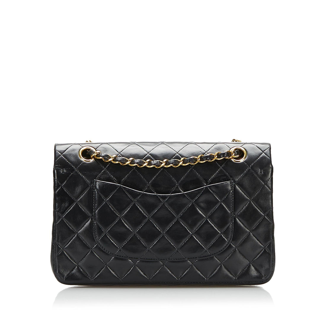 Chanel Medium Classic Lambskin Double Flap (SHG-IWVpyD) - Handbags