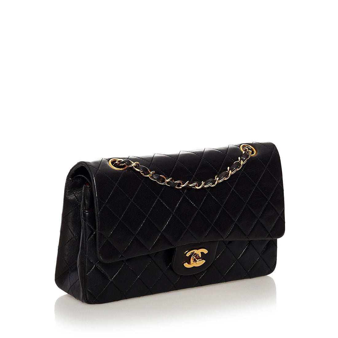 Chanel Medium Classic Lambskin Double Flap (SHG-GlwoII) - Handbags