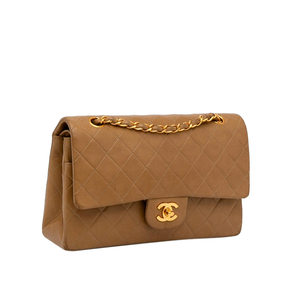 Chanel Medium Classic Lambskin Double Flap (SHG-j2sOh2) - Handbags