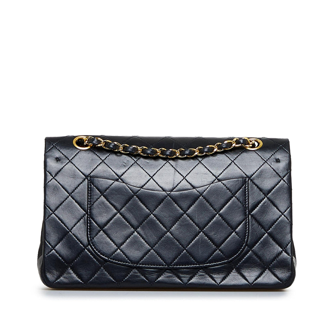 Chanel Medium Classic Lambskin Double Flap (SHG-3vAjNA) - Handbags