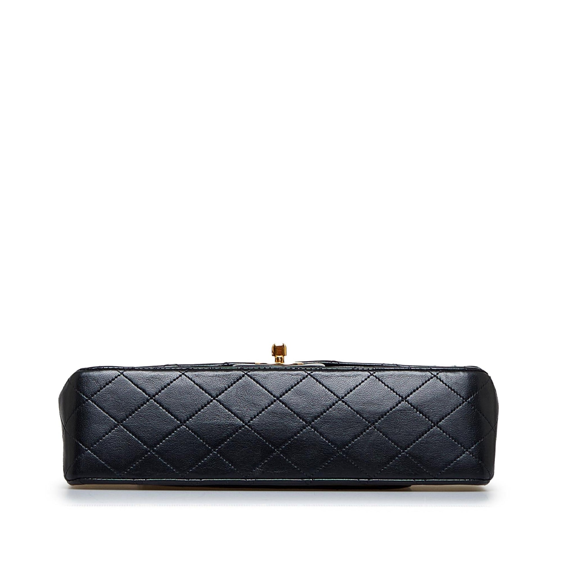 Chanel Medium Classic Lambskin Double Flap (SHG-3vAjNA) - Handbags - 3