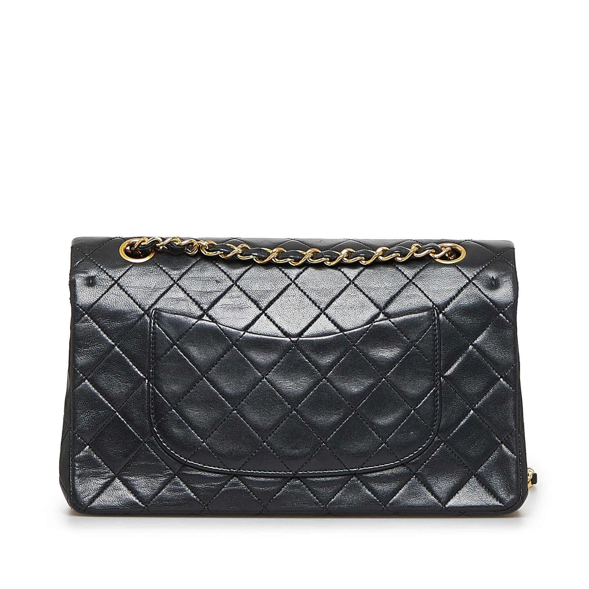 Chanel Medium Classic Lambskin Double Flap (SHG-9tj4ol) - Handbags - 3