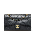 Chanel Medium Classic Lambskin Double Flap (SHG-9tj4ol) - Handbags