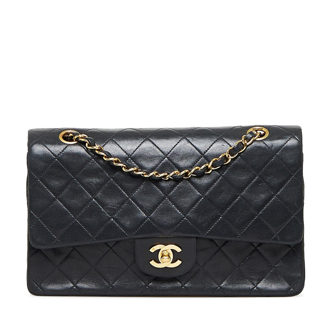Chanel Medium Classic Lambskin Double Flap (SHG-mGWTZi) - Handbags