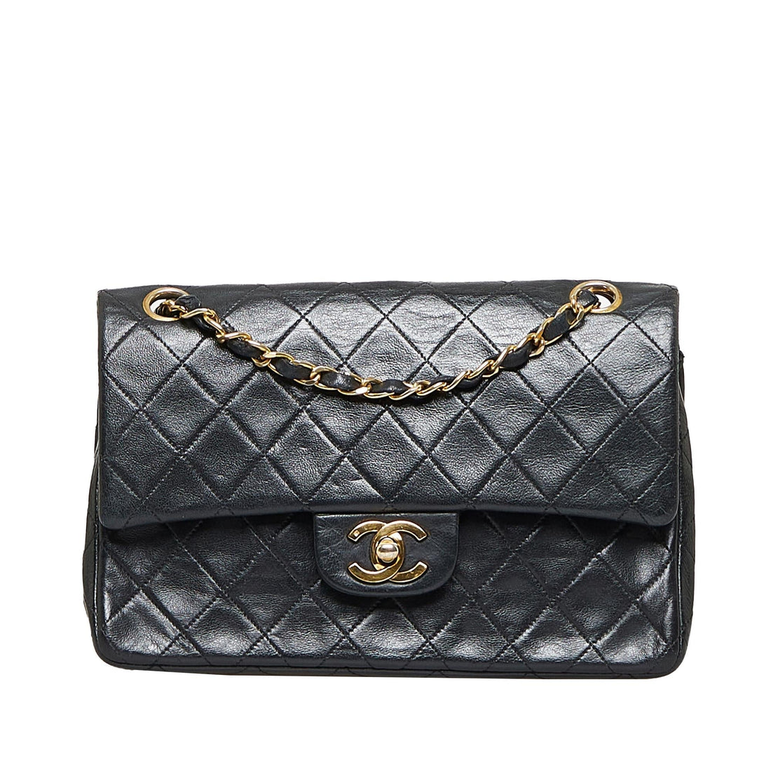 Chanel Medium Classic Lambskin Double Flap (SHG-PM1MaQ) - Handbags