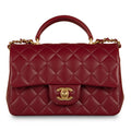 Classic Flap Bag - Mini Rectangular Top Handle - Shoulder Bags - 9