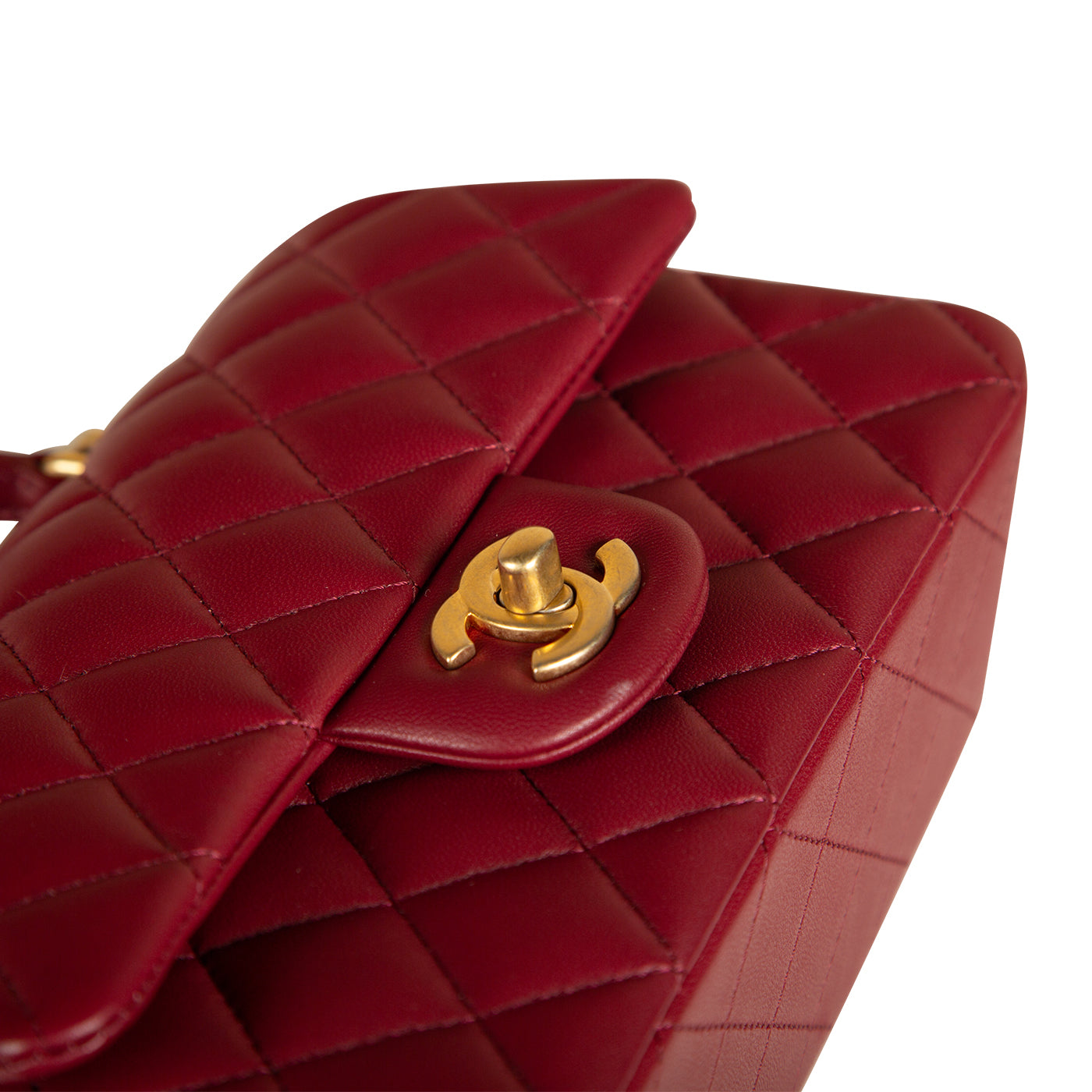 Classic Flap Bag - Mini Rectangular Top Handle - Shoulder Bags - 4