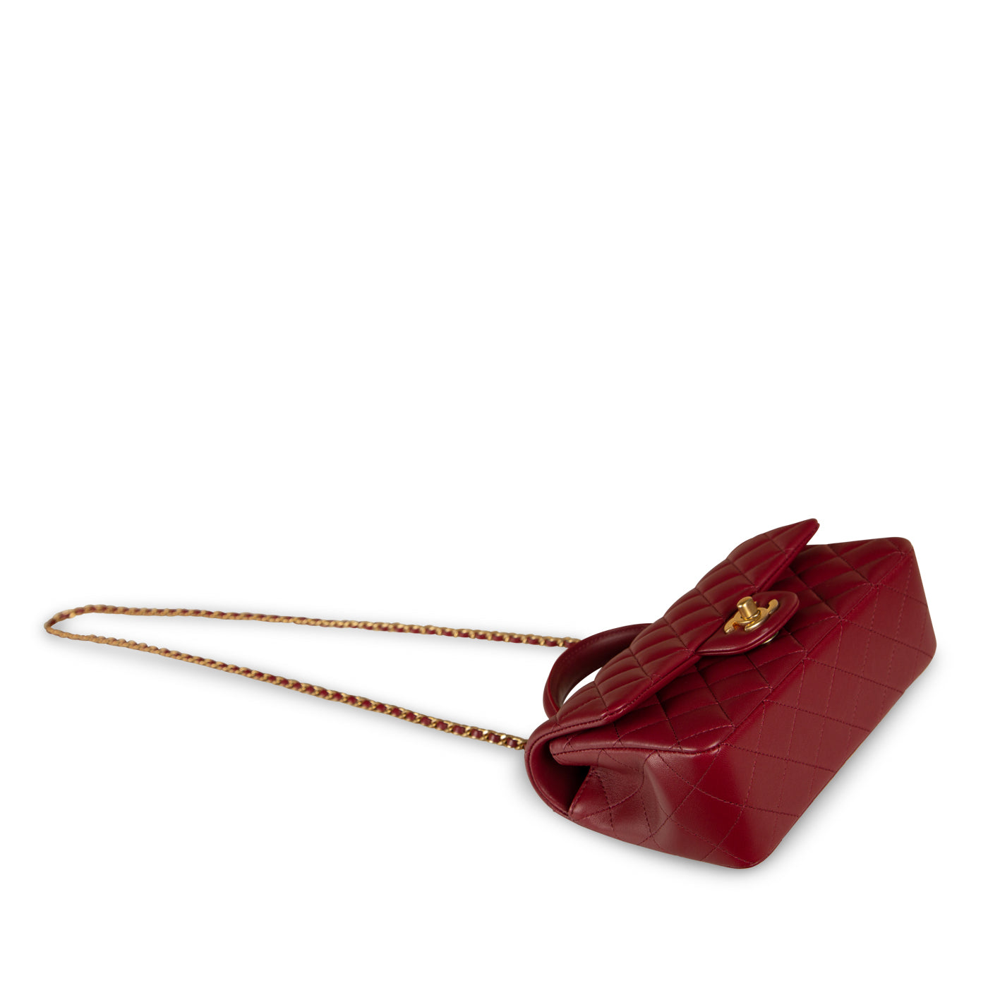 Classic Flap Bag - Mini Rectangular Top Handle - Shoulder Bags - 5