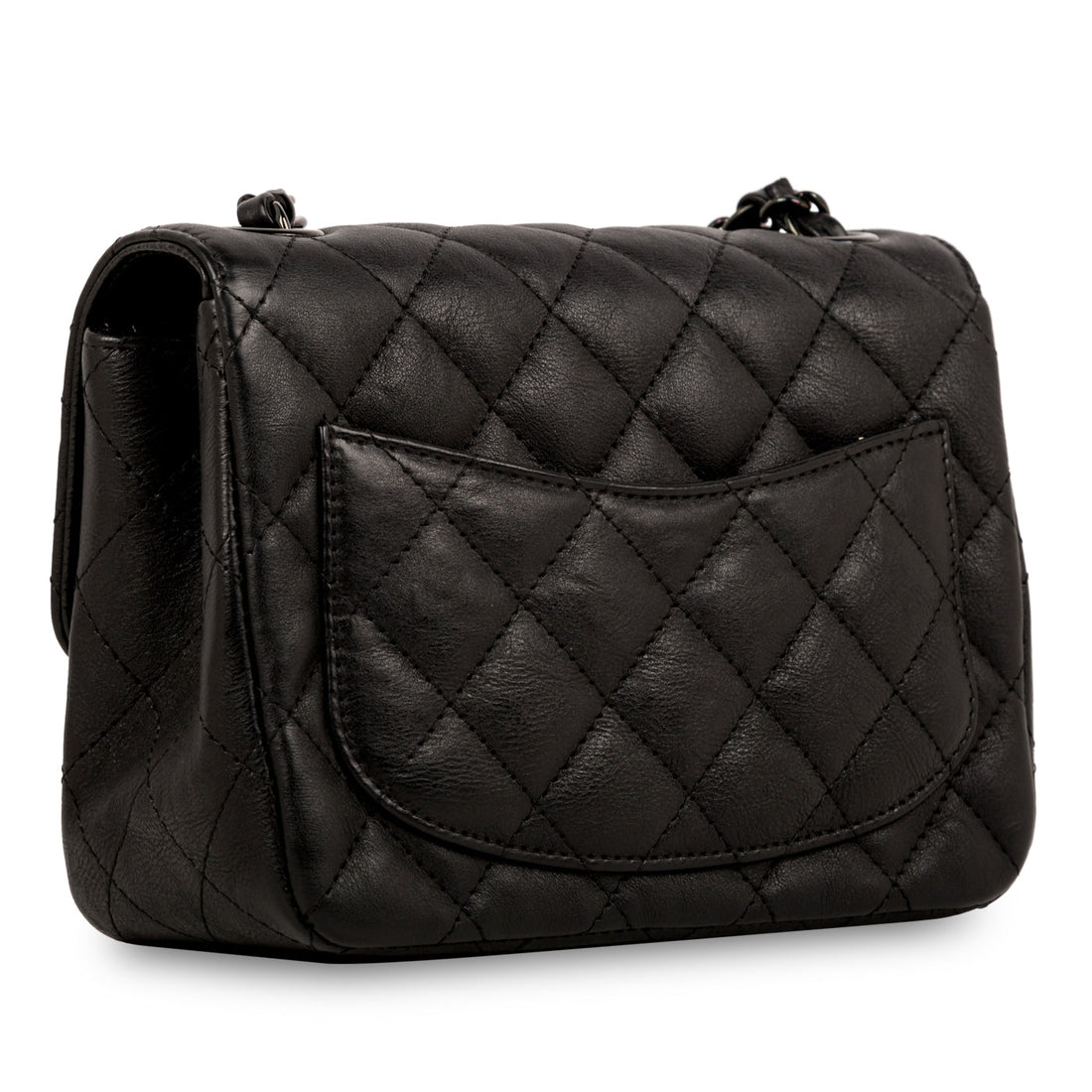 Classic Flap Bag - Mini Square - So Black - Shoulder Bags