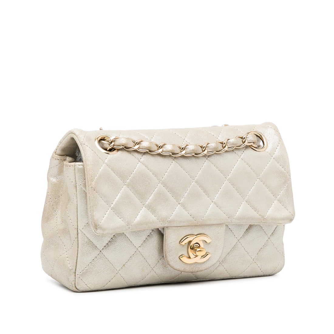 Chanel New Mini Classic Lambskin Single Flap (SHG-p4TcFg) - Handbags