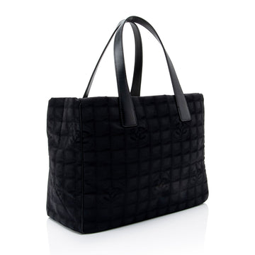 Chanel Nylon Travel Ligne Large Tote (SHF-5jrsyp) - Handbags