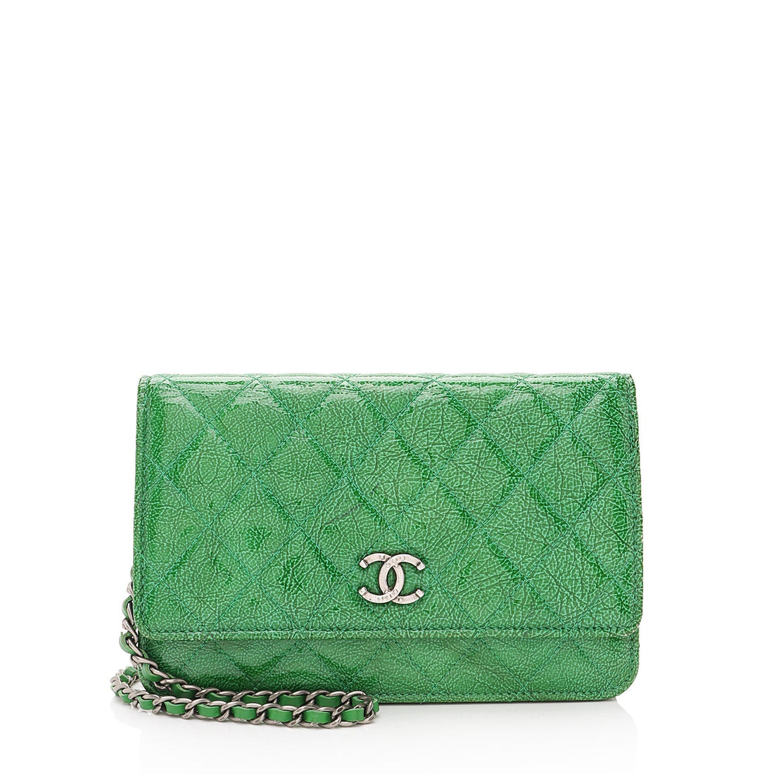 Chanel Patent Leather Classic Wallet on Chain Bag (SHF-p54zjG) - Handbags
