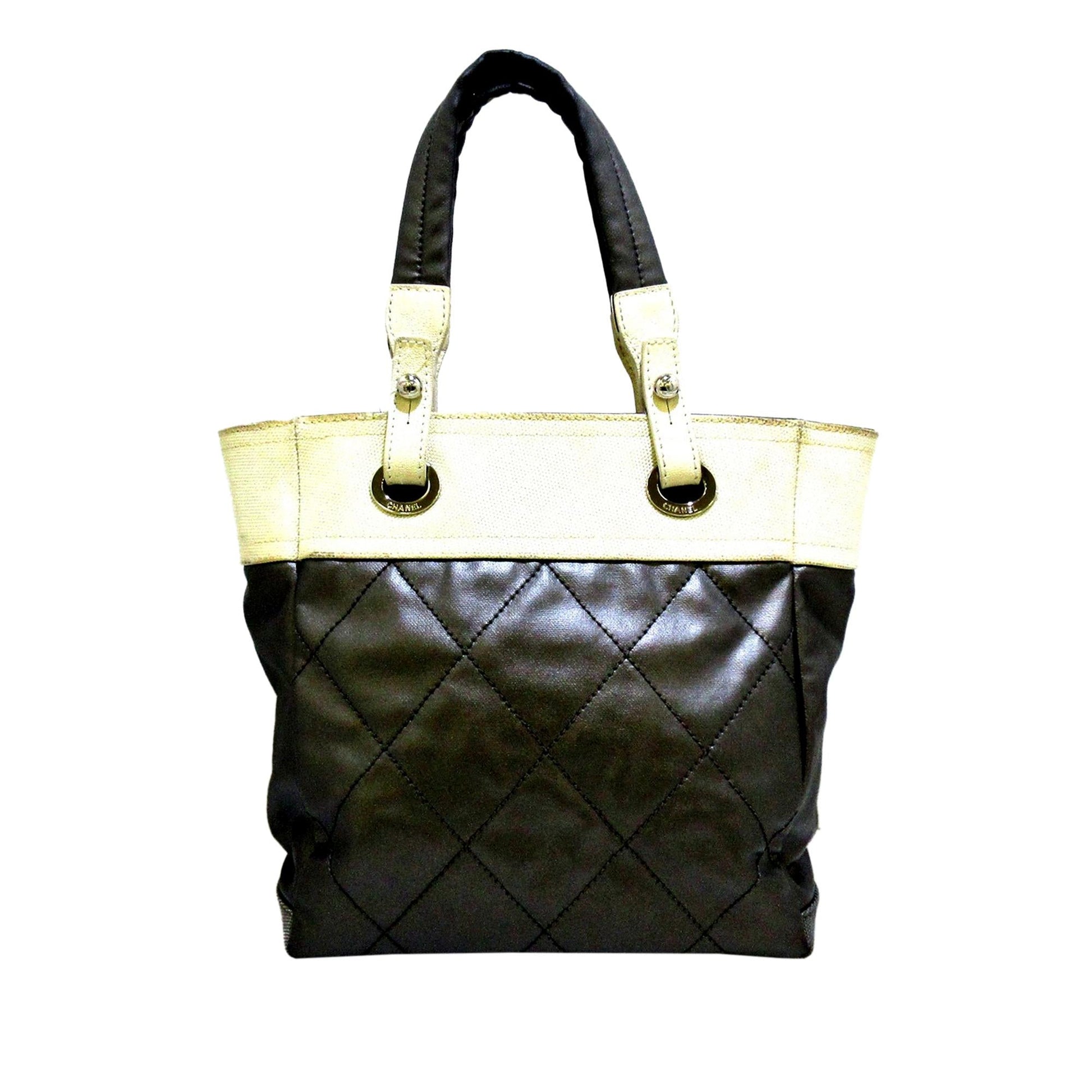 Chanel Petite Paris Biarritz Tote (SHG-Qzo9TI) - Handbags - 3