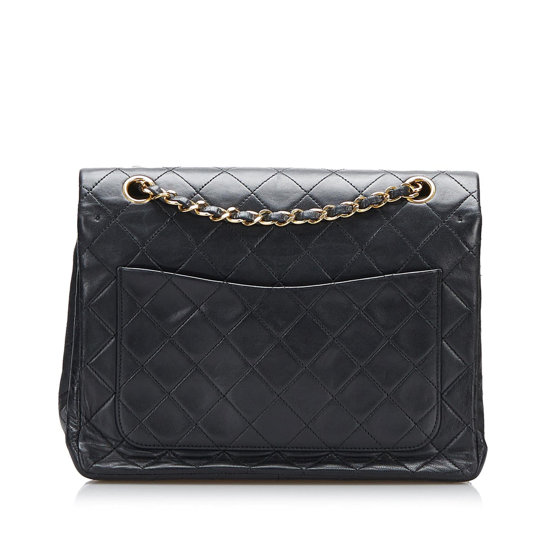 Chanel Small Classic Lambskin Double Flap (SHG-dCT8hp) - Handbags