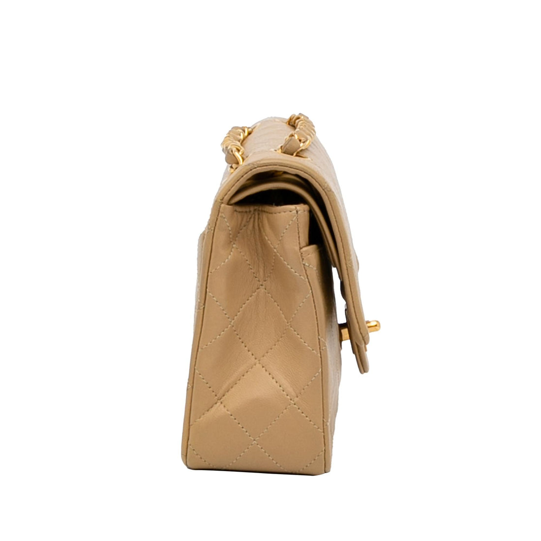 Chanel Small Classic Lambskin Double Flap (SHG-D8Xhs3) - Handbags