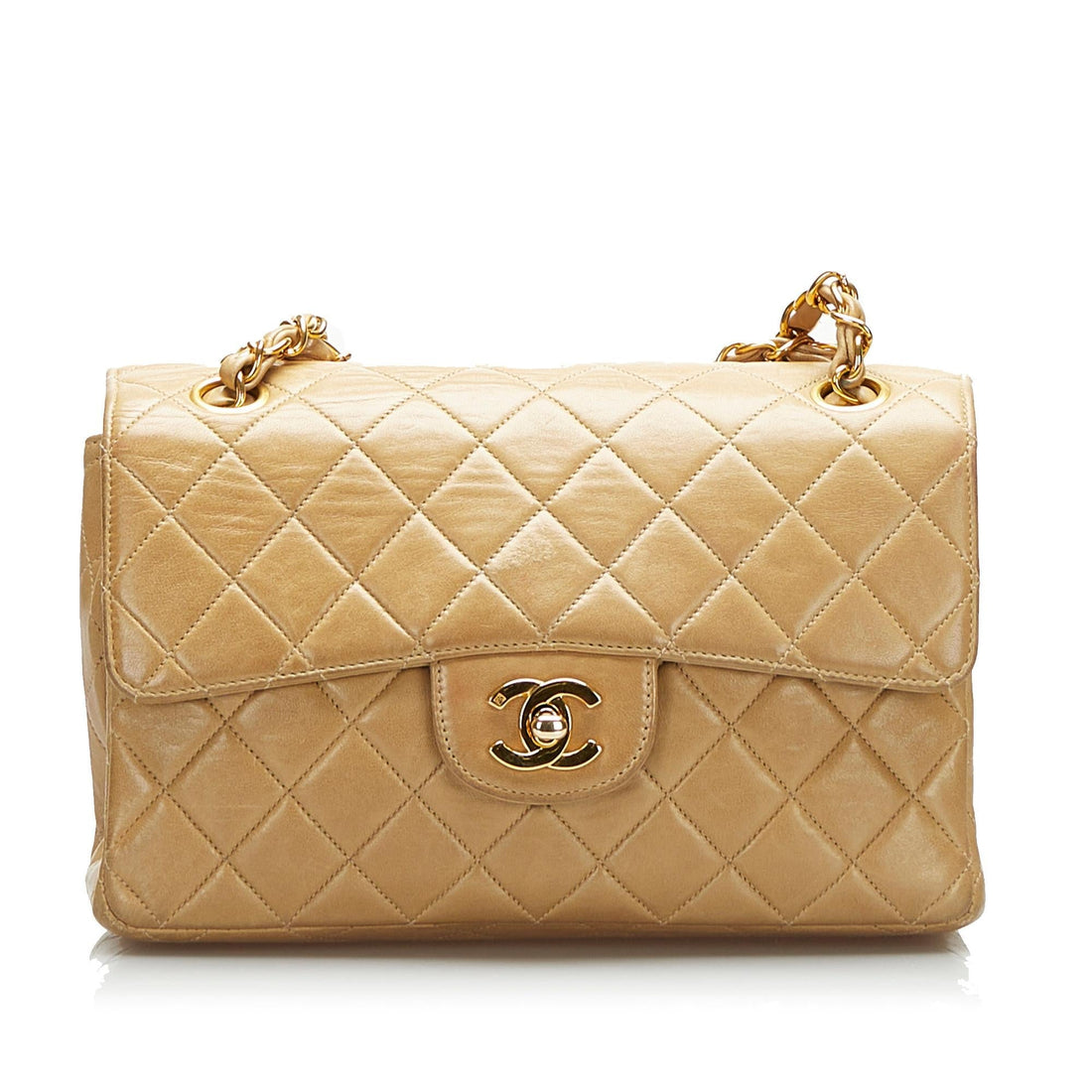 Chanel Small Classic Lambskin Double Flap (SHG-qInhiS) - Handbags