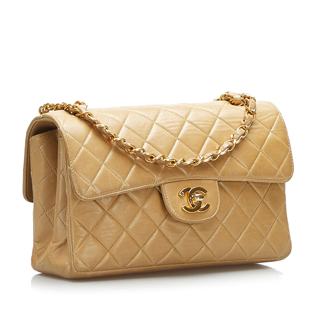 Chanel Small Classic Lambskin Double Flap (SHG-qInhiS) - Handbags