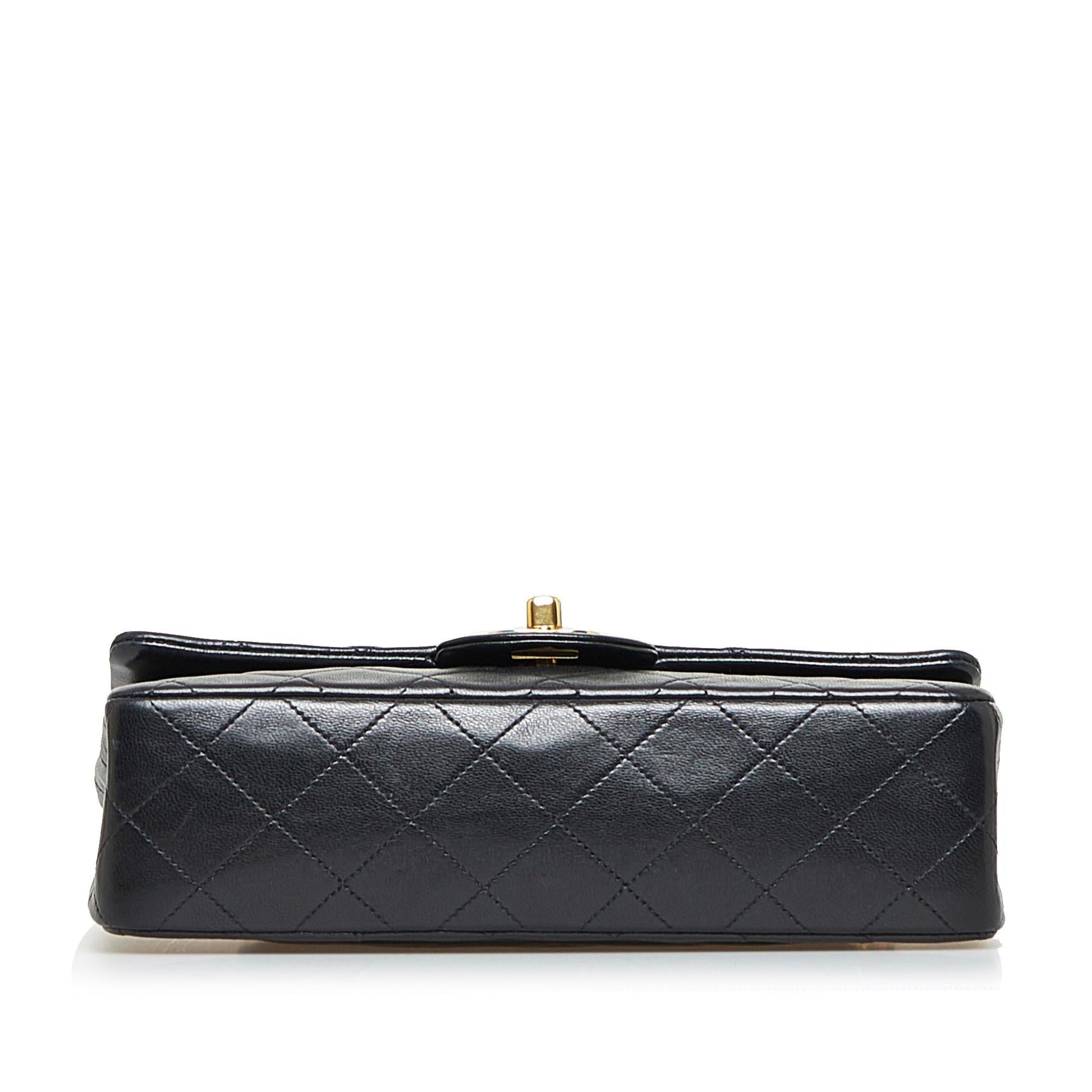 Chanel Small Classic Lambskin Double Flap (SHG-G3tm7i) - Handbags - 4