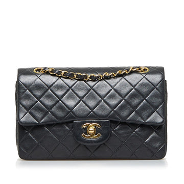 Chanel Small Classic Lambskin Double Flap (SHG-G3tm7i) - Handbags
