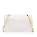 Chanel Small Classic Lambskin Double Flap (SHG-EEst57) - Handbags - 4