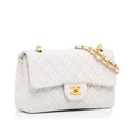 Chanel Small Classic Lambskin Double Flap (SHG-EEst57) - Handbags - 2