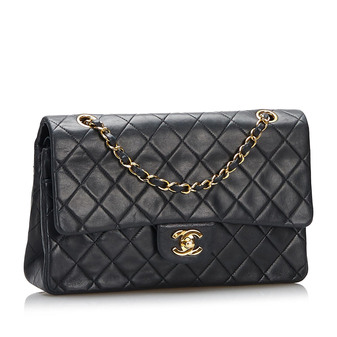 Chanel Small Classic Lambskin Single Flap (SHG-XnXqkP) - Handbags