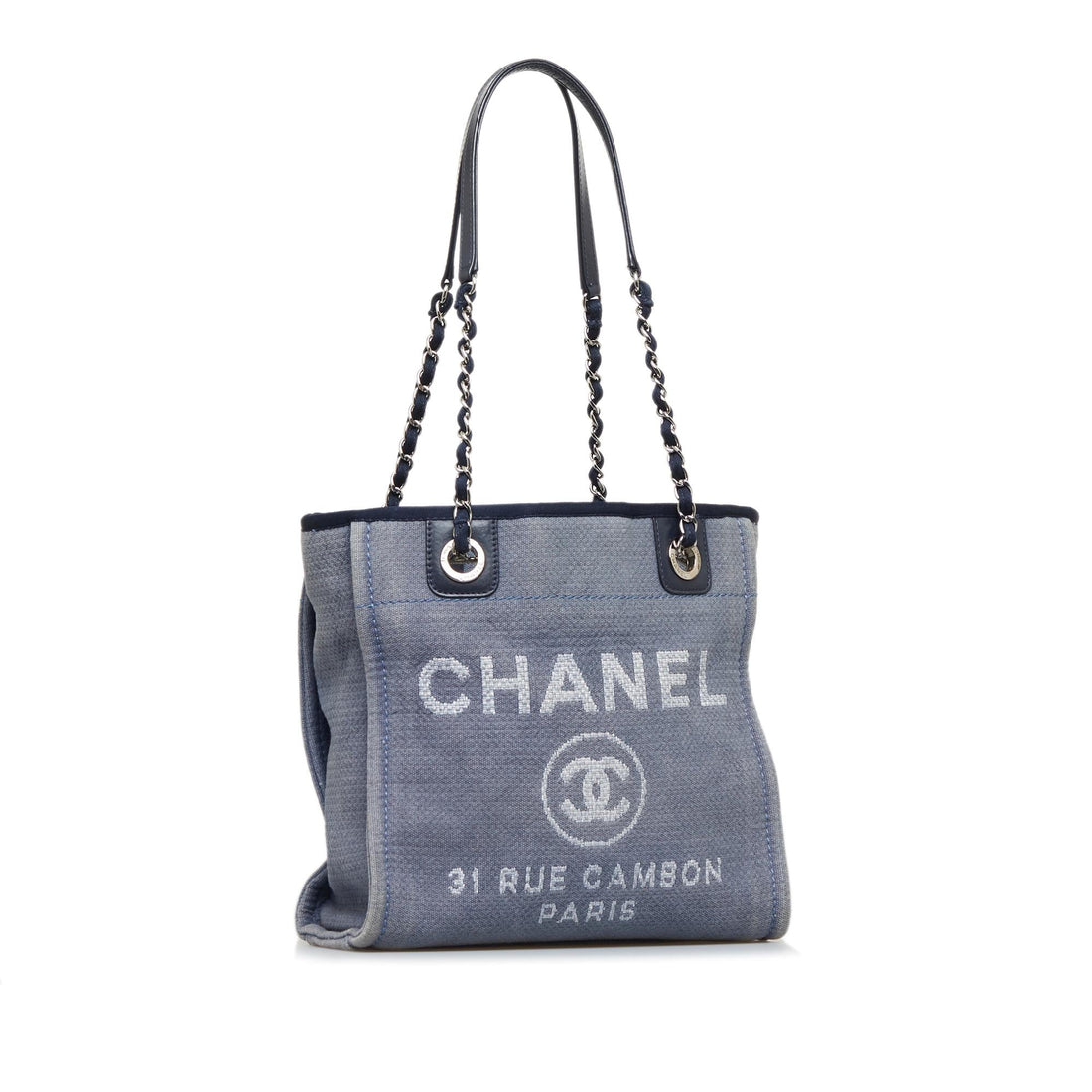 Chanel Small Deauville Tote (SHG-ZZM16j) - Handbags
