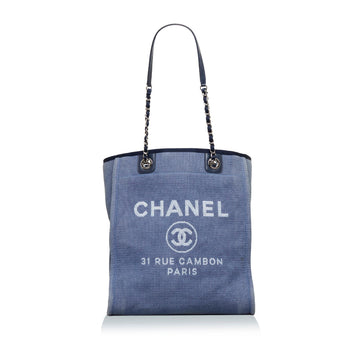 Chanel Small Deauville Tote (SHG-PHs0hb) - Handbags